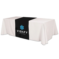 Vidafy Logo Color - Black Table Runner - VFY21201