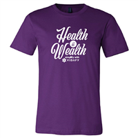 Vidafy Health is Wealth - Purple Crew - VFY22002PUR